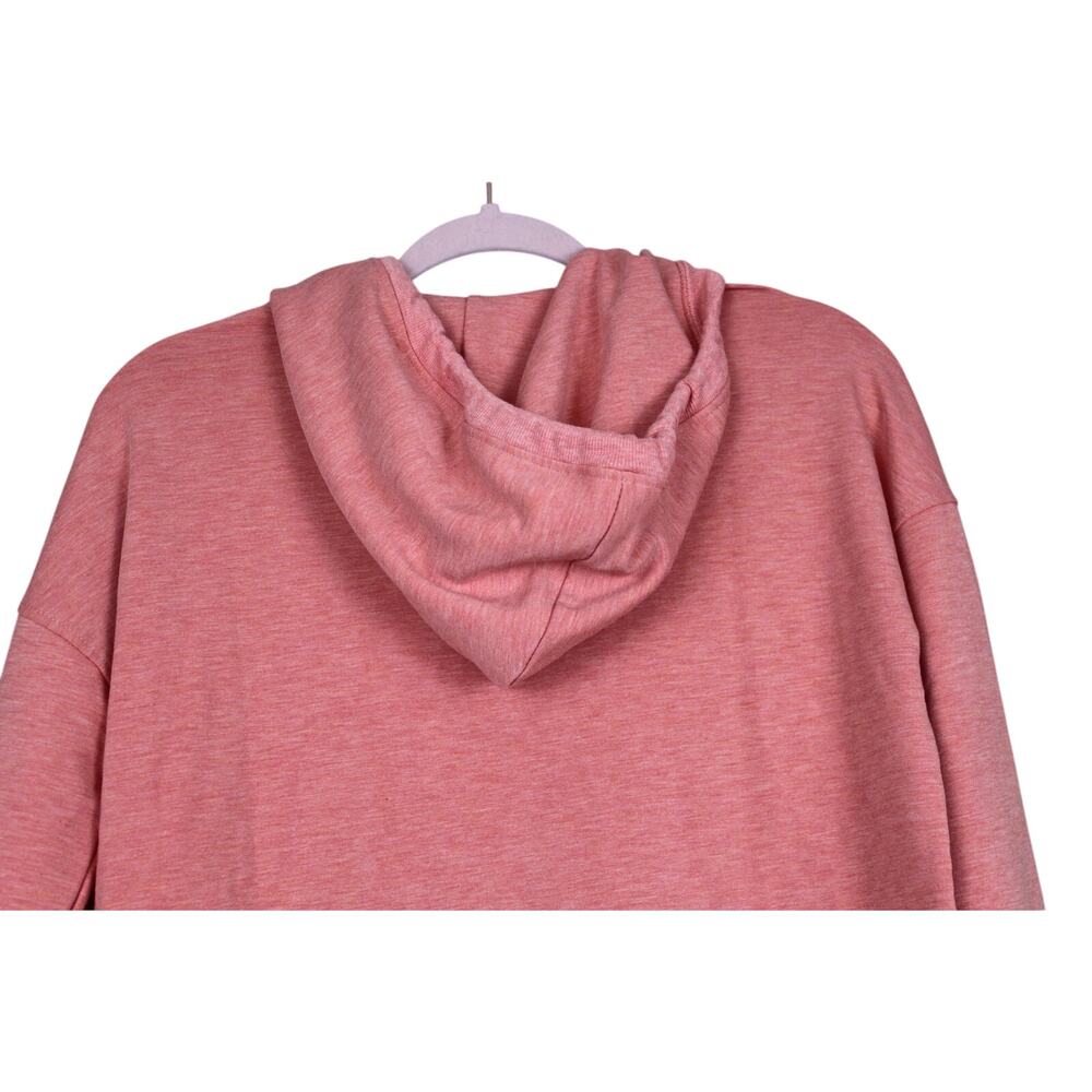 The Black Dog Orange V-neck Long Sleeve Casual Tunic Hoodie Size XS - Picture 5 of 9